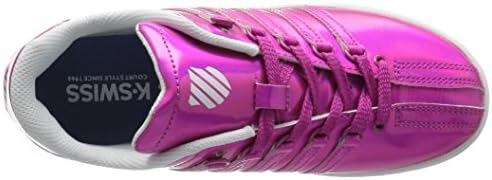K-SWISS Unisex-Child Classic VN Shine ON-K Sneaker, Pink/White, 7 M US Big Kid Review | Image 4