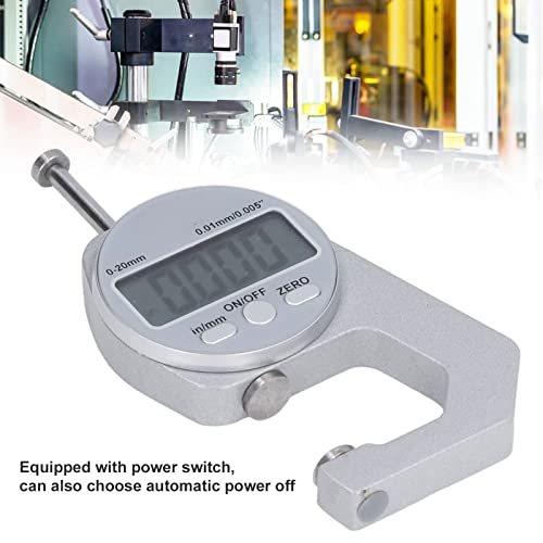 Medidor de espesor digital LCD con rango de 0 a 20 mm para mediciones precisas 3