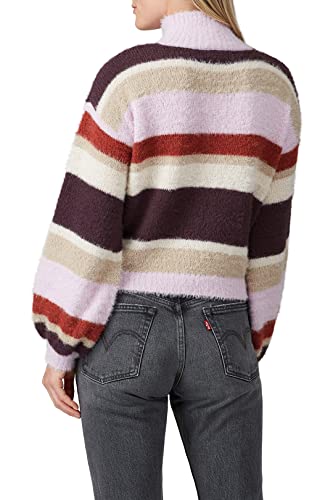 Image of Louna Rent The Runway Pre-Loved Multi Striped High Neck Sweater