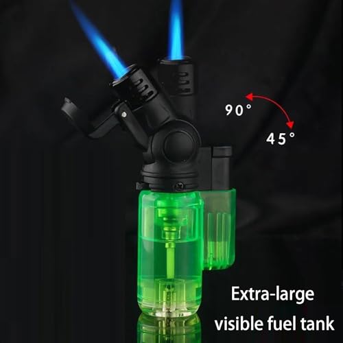 Encendedores de llama jet ajustable en pack de 8 miniatura 7