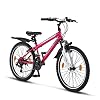 Chillaxx Bike Escape Premium mountainbike in 24 en 26 inch fiets voor meisjes, jongens, heren en dames, 21 versnellingen