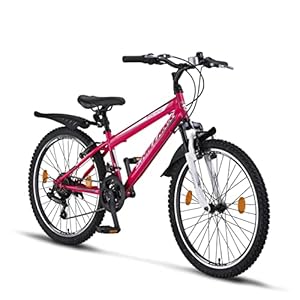 Chillaxx Bike Escape Premium mountainbike in 24 en 26 inch fiets voor meisjes, jongens, heren en dames, 21 versnellingen