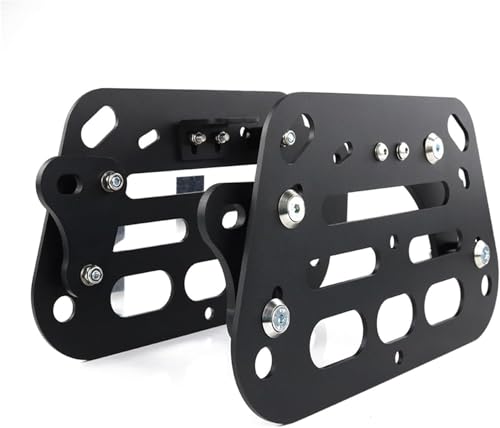 Supports pour sacoches laterales evitant le contact avec la roue de moto