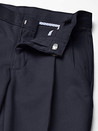 Chaps Boys' School Uniform Pleated Twill Pant4