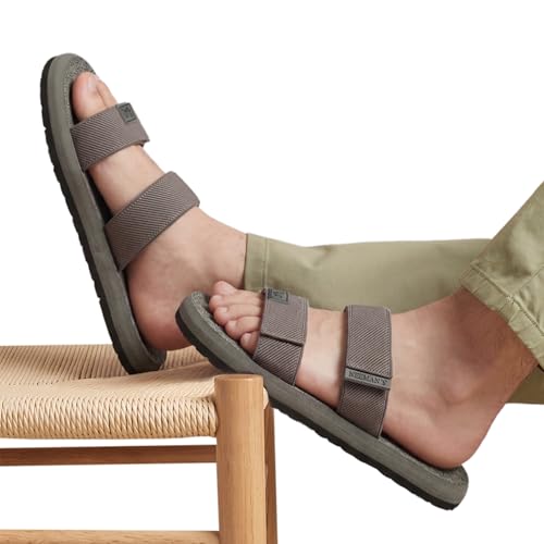 Image of Neeman's Commute Sandals for Men & Women | Adjustable Dual Strap Sandals | Cushioned Footbed | Ergonomic Comfort Sandals | Lightweight Everyday Casual Footwear