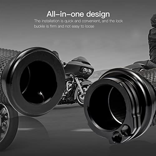1 Pair Black 1'' Motorcycle Handlebar Grips Fits For 2011-2020 Harley-Davidson Sportster 883 Super Low Xl883L #TOP6