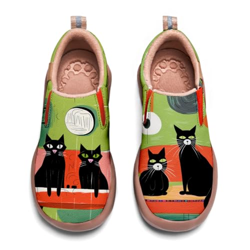 Mens Painted Travel Shoes Casual Loafers Walking Slip-Ons Comfortable Art Fashion Sneakers2