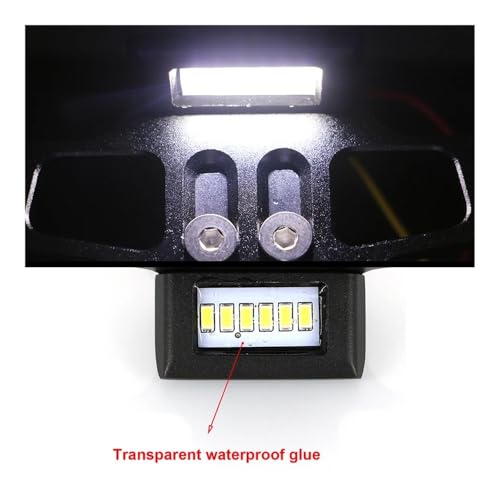 Support de plaque d'immatriculation moto CBR1000RR Fireblade cadre noir - 7