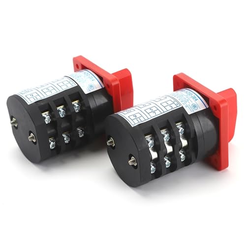 Interrupteur de transfert réversible ZHUCO HZ5D-20/4 M06 3 pôles 20A pour moteur