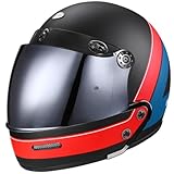 Integralhelm für Motorräder geeignet für Touren Outdoor Abenteuer Kombihelme mit Belüftungsöffnungen und kratzfestem Sonnenvisier