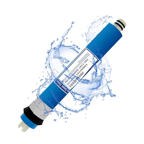 RO Umkehrosmose Membran, 1812-50 GPD Haushalt RO Wasserfilter, Universal Kompatibel Ersatzfilter Passend, 50GPD Umkehrosmose RO Membran Ersatz für Home Umkehrosmosewasserfilter RO Umkehrosmose Membran, 1812-50 GPD Haushalt RO Wasserfilter, Universal Kompatibel Ersatzfilter Passend, 50GPD Umkehrosmose RO Membran Ersatz für Home Umkehrosmosewasserfilter