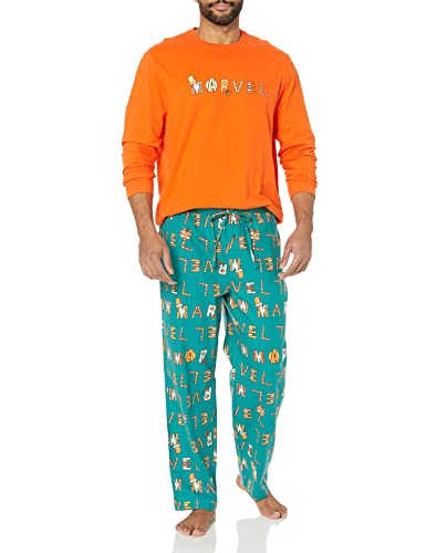 Image of Amazon Essentials Disney | Marvel | Star Wars Men's Flannel Pajama Sleep Sets