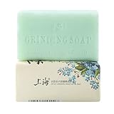 Bee & Flower Natural Bar Soap Moisturizing Handmade Soap Bar with Organic Essential Oils Green Tea S