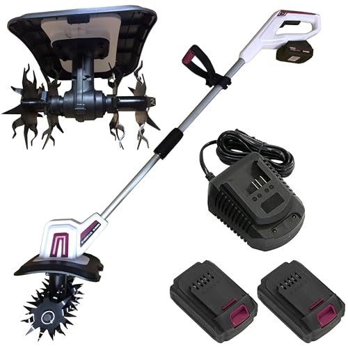 大人気❣️ 耕運機 家庭用 充電式 ミニ耕運機 強力モーター 3面冷却 楽天市場】【楽天ランキング1位！20冠達成！】電動耕運機 充電式 ミニ