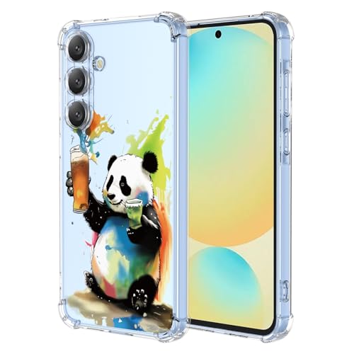 XINYEXIN Coque pour Samsung Galaxy A16 5G/4G Transparent - Série Colorée de Graffitis d'art Cool,...