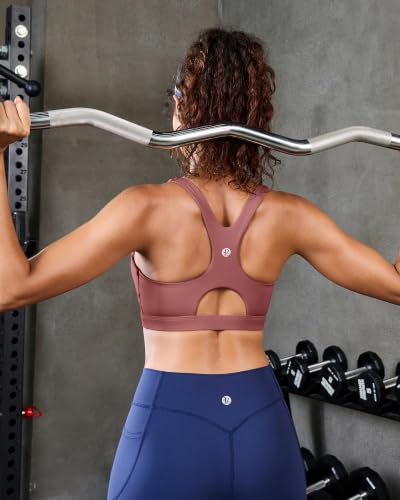 Image of RUNNING GIRL Sports Bras for Women High Support,Racerback High Impact Sports Bra Moulded Cup Workout Bra Push up