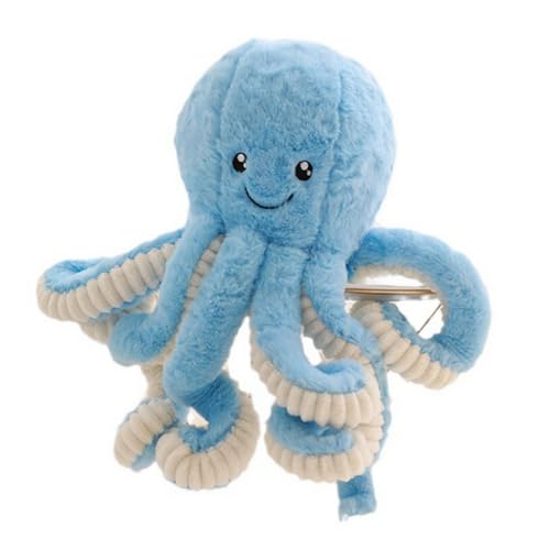 OUKEYI Cute Cartoon Octopus Stuffed Animals Octopus Plush Doll Toys Octopus Plushies Toys Gift Sea Stuffed Toys for Kids and Lovers Xmas Gift 15.7” (Blue)