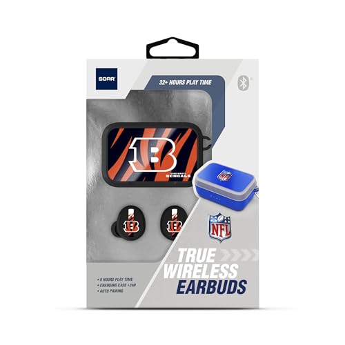 Image of SOAR NFL Wireless Sport Earbuds: Comfortable Fit & Convenient Charging
