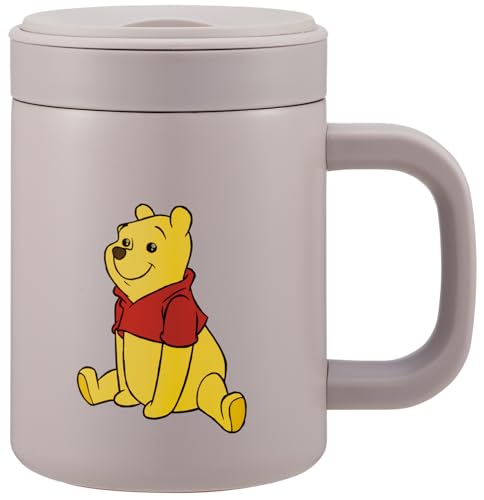 スケーター(Skater) 保温保冷 ステンレスマグカップ インナーカップ付 真空断熱 2重構造 ディズニー くまのプーさん ファニーフェイス STMG4NI