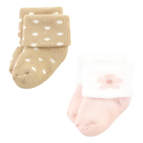 Image of Hudson Baby Baby 8-pack Cotton Rich Newborn and Terry Socks