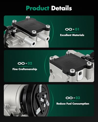 Image of SCITOO AC Compressor for Hyundai for Tiburon 2.0L 1997 1998 1999 2000 2001