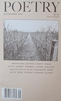 POETRY: VOL. 176, NO. 6 September 2000 B000K6VQ66 Book Cover