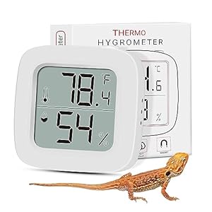 Aggforbl Digitales Reptilien Terrarium Thermometer Hygrometer
