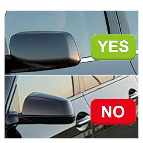 Coque rétroviseur BMW E60 E61 2004-2008 fibre de carbone noir - 3