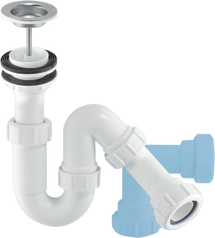 McAlpine All One Basin Trap with Centre Pin Waste MCALPINE-SP10W