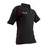 Webb Ellis Herren Auckland Heavyweight Polo Shirt M Jet Black