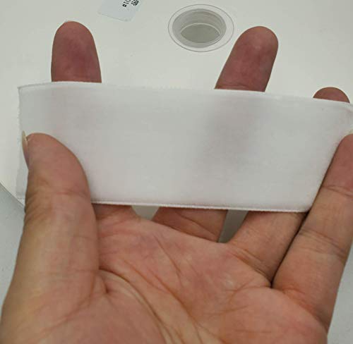 Image of 10 Yards Velvet Ribbon Spool (White, 1 1 /2 inch)
