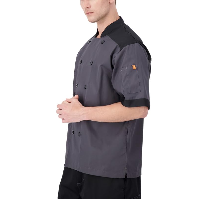 Happy Chef Men's Vertex Chef Coat