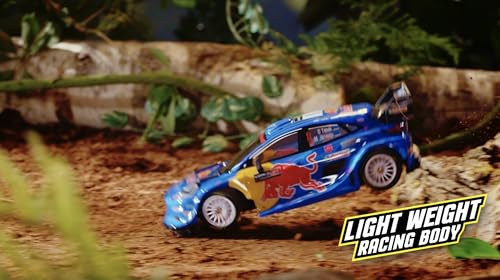 Nikko RC Rally Series M-Sport Red Bull Ford Puma Hybrid Rally1#8 Tanak with extra tyres and screwdriver Remote Control Car - Image 4