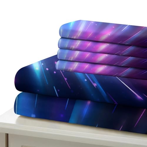 Housse de couette ancres nautiques microfibre résistante lavable super king - 7