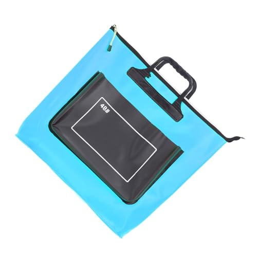 Cubo plegable para peces contenedor grueso impermeable de camping 4