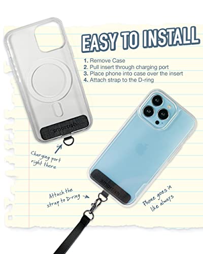 Smartish XBCC-WPU-BLACK Phone Wristlet - Case Clinger - Universal Iphone Holder With Detachable Wrist Strap Loop thumb #3
