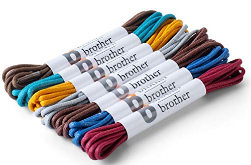 Image of BB BROTHER BROTHER (7 Pairs Colored Oxford Dress Shoe Laces | Shoe Strings