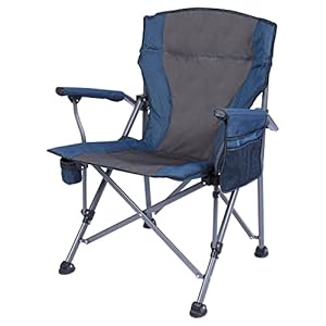REDCAMP Oversized Folding Camping Chair for Adults Heavy Duty 250/300/330lb, Sturdy Steel Frame Outdoor Camp Chairs Portable Lawn Chair with High Back and Cup Holder