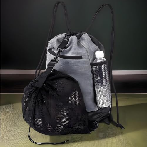 Bolsa deportiva de baloncesto impermeable con compartimentos ventilados 3
