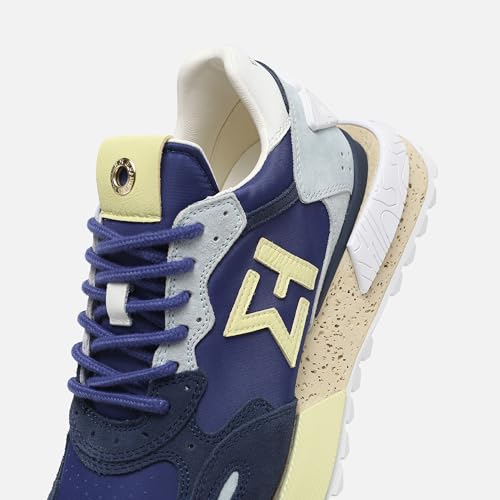Image of The NSJ358 is a Modern Sneaker Made of Leather and Premium Suede Plus mesh and Nylon. Made by a Stylish Design with Classy Touch.