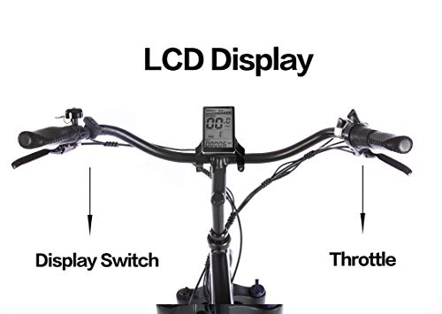 Soumye-Beach-Cruiser-Electric-Bicycle-750W-Brushless-Motor-48V16Ah-Removable-Battery-Max-speed-28-milesHour-Step-OverStep-Thru-Frame-Use-M5-Larger-Size-Display-SHIMANO-7-Gears-Mountain-e-Bike-26x40-Fa