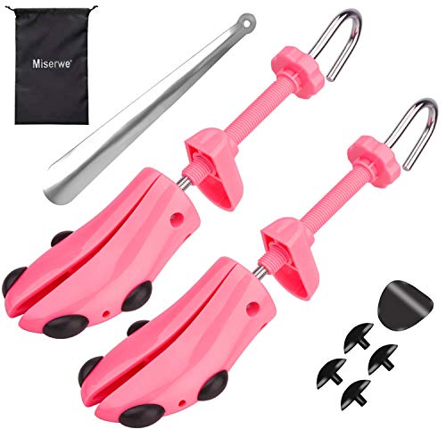 Miserwe Shoe Stretcher Pair of 4-way Shoe Tree Stretch Width and Length