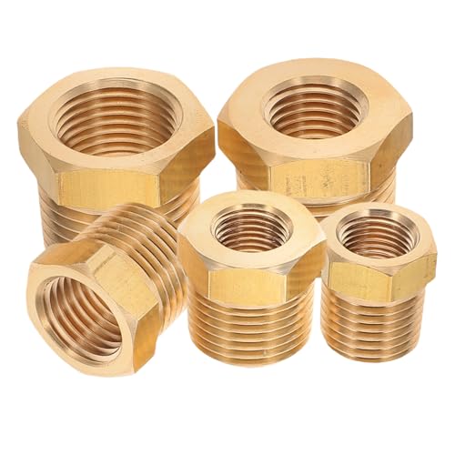 Adaptador reductor de buje de latón macizo con acabado hexagonal de alta densidad 2