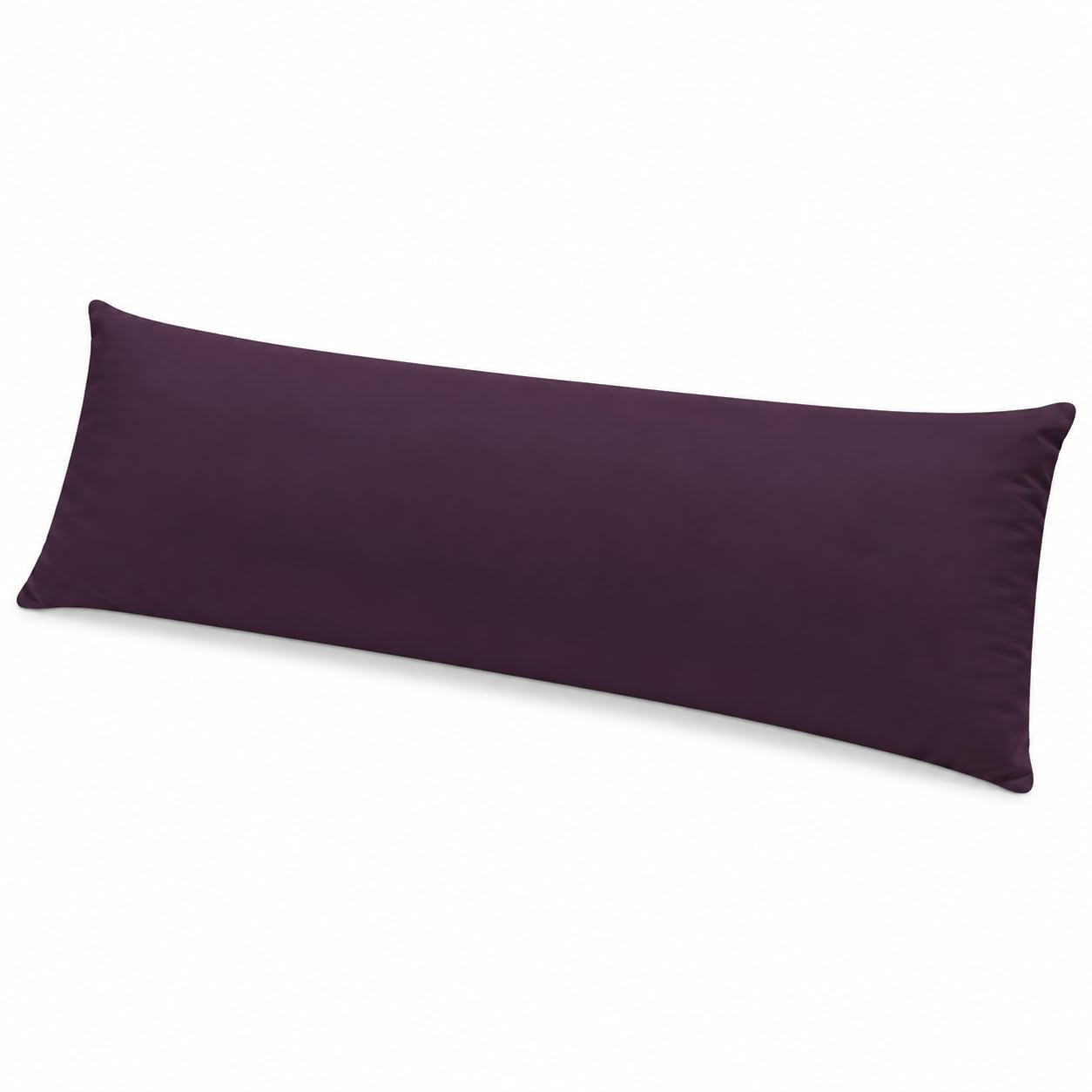 AmigoZone Bolster Pillowcases - Pregnancy Maternity Orthopaedic Support Pillowcase (Super King 6FT (72"), Plum)