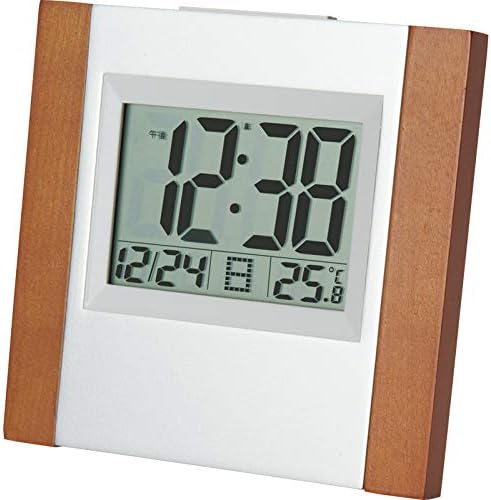 Amazon Co Jp アデッソ ウッド電波時計 デジタル時計 かっこいい おしゃれ オシャレ スタイリッシュ 高機能 置時計 とけい カッコイイ メンズ レディース 自宅用 デスク用 仕事用 職場用 日付 プレゼント 贈答用 贈り物 お祝 記念品 ブランド 目覚まし時計 2500