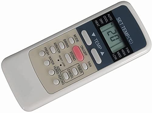 Reemplazo de Controlador de Control Remoto de Aire Acondicionado Universal para Medios R51M R51 / E R51 / CE R51M / CE R51D / E R51M / BGE - Gris