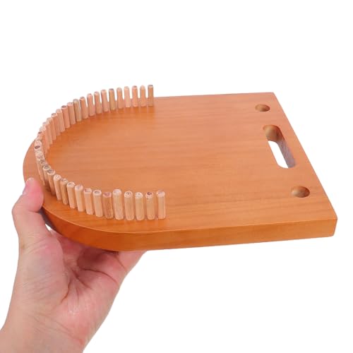 Telar de madera para pulseras DIY, herramienta de joyería portátil 5