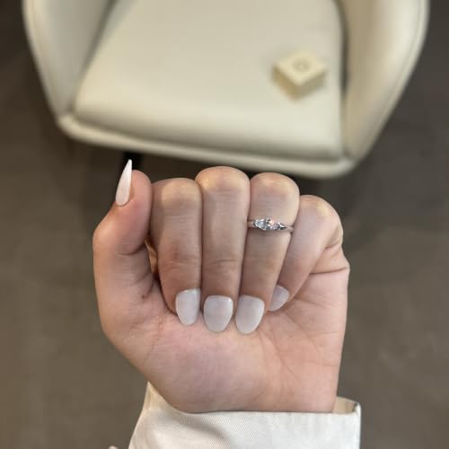 Image of Pure 925 Silver Marquise Cut Solitaire | Silver Ring for Women