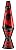 Spencer’s 17 Inch Black and Red Tribal Lava Lamp | 32-Ounce | Black Lava | Red Liquid | 40-Watt Bulb