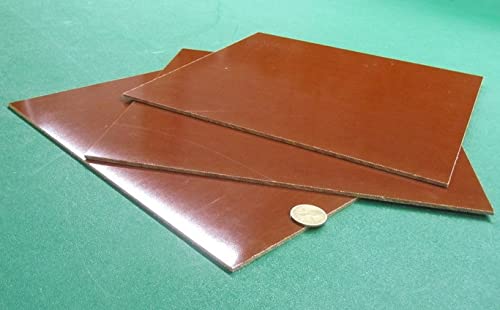 Micarta Canvas CE Phenolic Sheets .125inches (1/8inches) Thick x 12inches 3 Units, Natural (KS-2236-21-10)